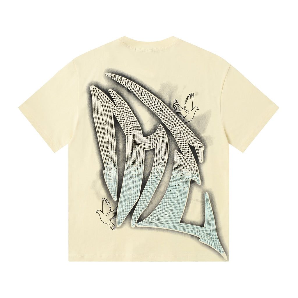 MIXED EMOTION Dove Angel Graphic Short-Sleeve T-Shirt ¡ª back
