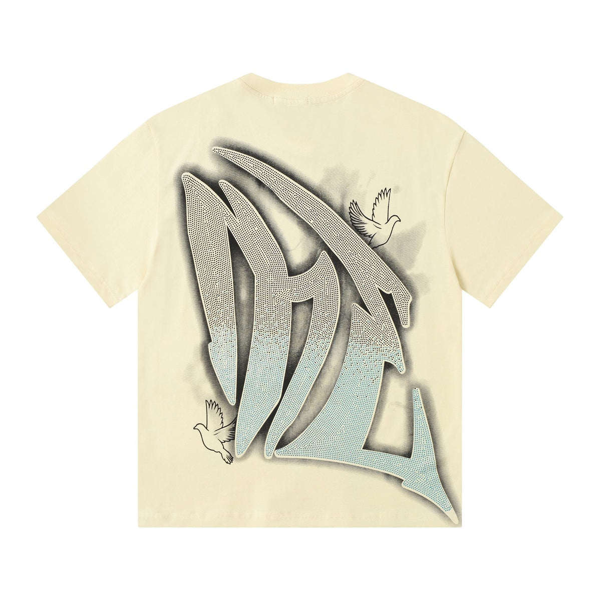 MIXED EMOTION Dove Angel Graphic Short-Sleeve T-Shirt ¡ª back