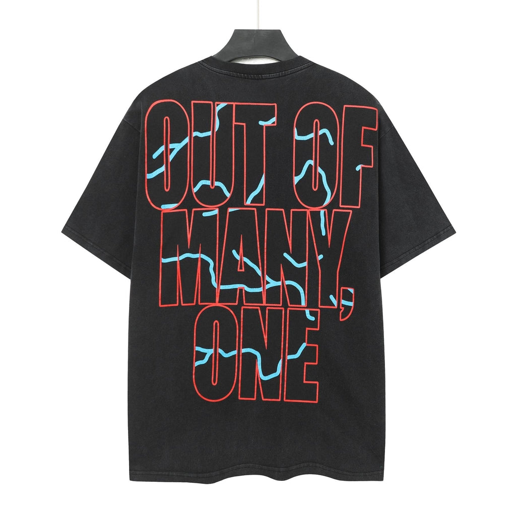 Godspeed Washed Black Rock Graphic T-Shirt ¡ª back