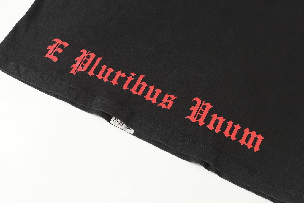Godspeed E Pluribus Unum Statue Graphic T-Shirt ¡ª detail