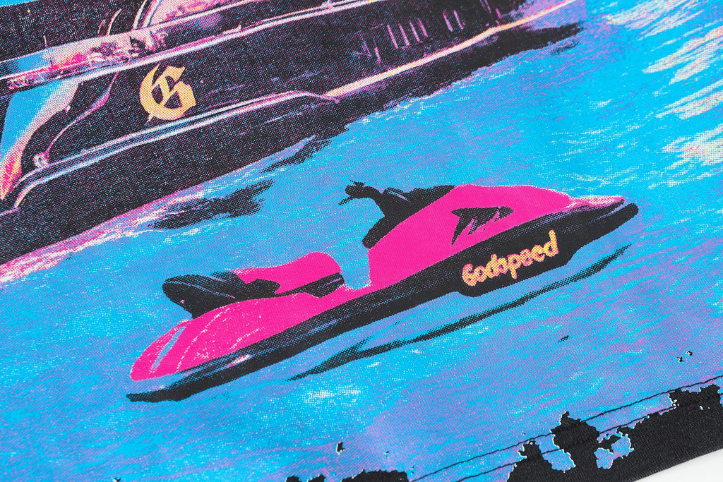 Godspeed Yacht Graphic T-Shirt ¡ª detail