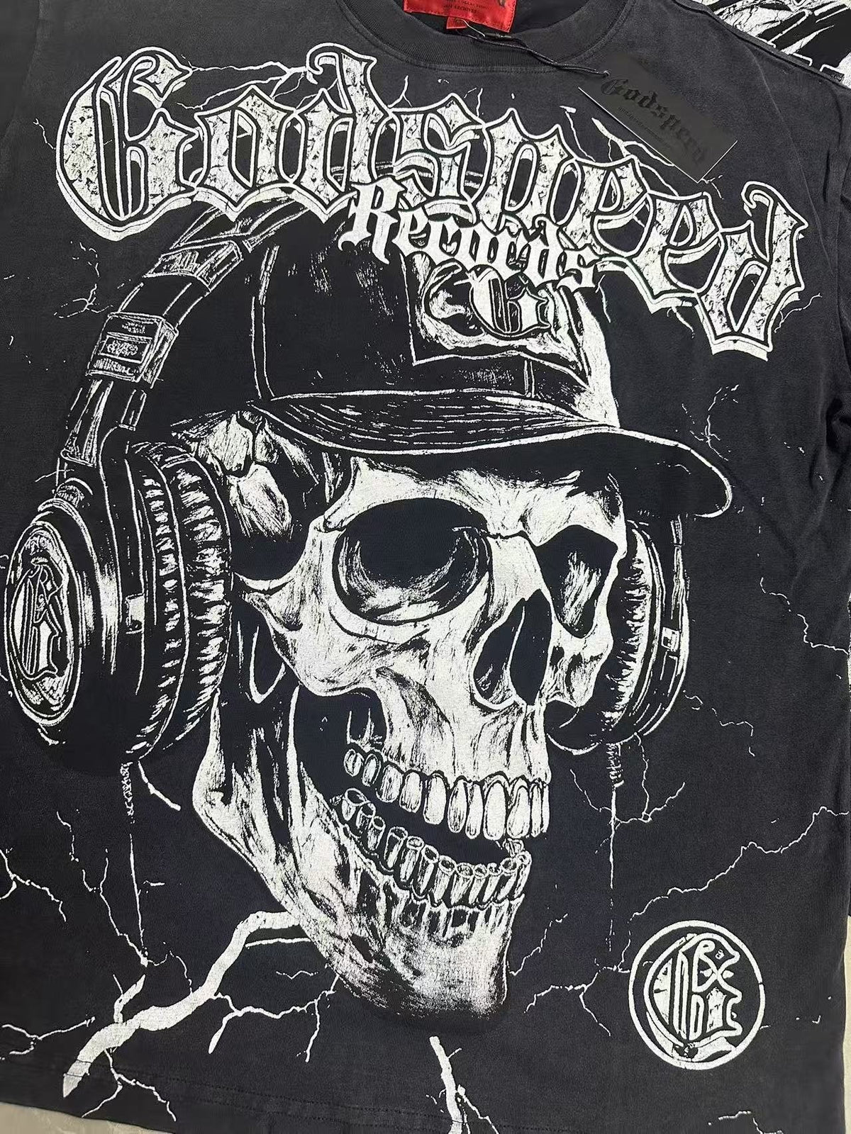 Godspeed Summer Tour 2025 Skull Graphic T-Shirt ¡ª detail