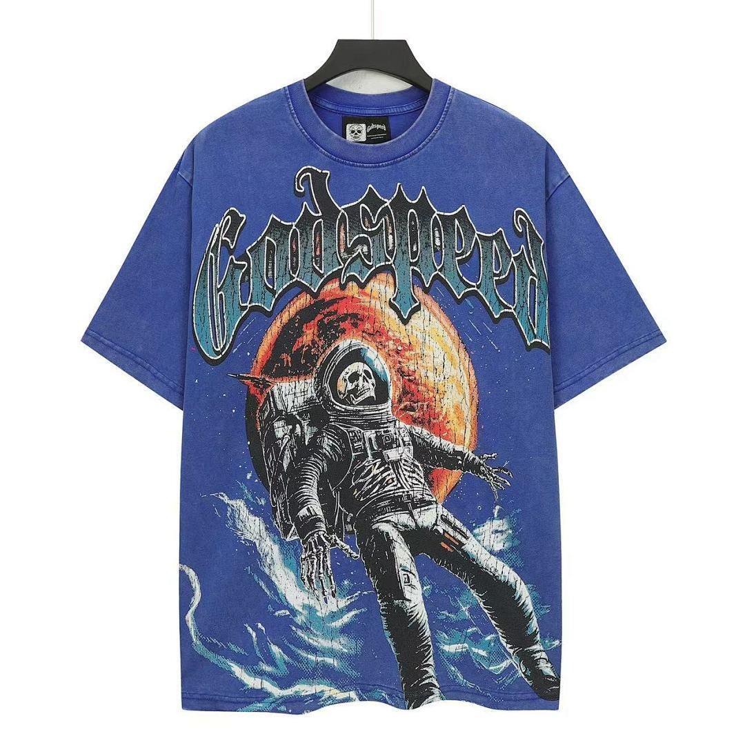 Godspeed Space Tour Astronaut Graphic T-Shirt ¡ª hero