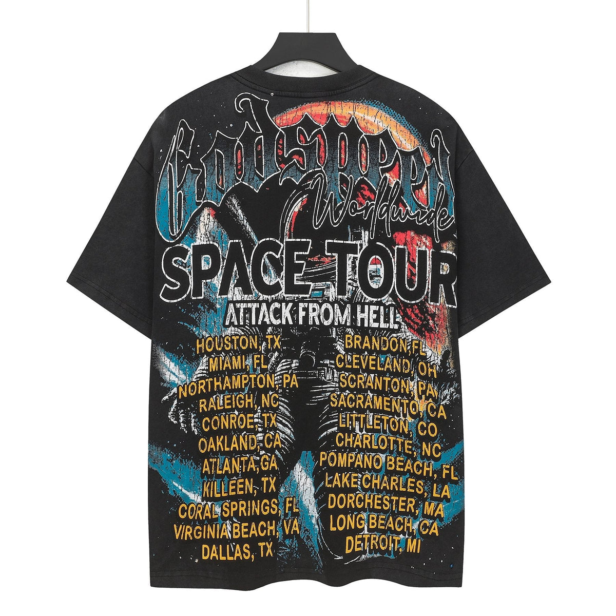 Godspeed Space Tour Astronaut Graphic T-Shirt ¡ª back