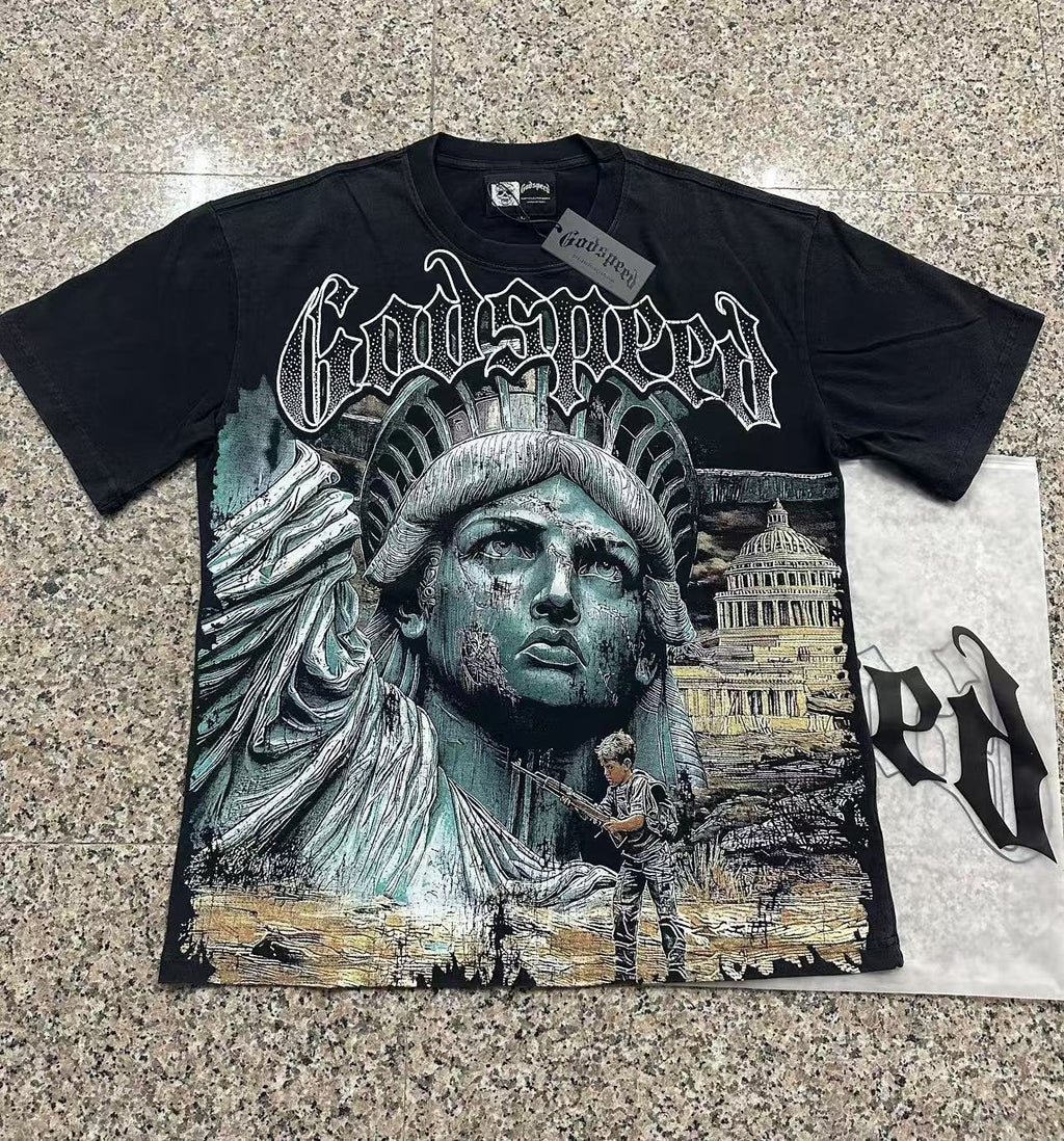 Godspeed Statue of Liberty Graphic T-Shirt ¡ª context