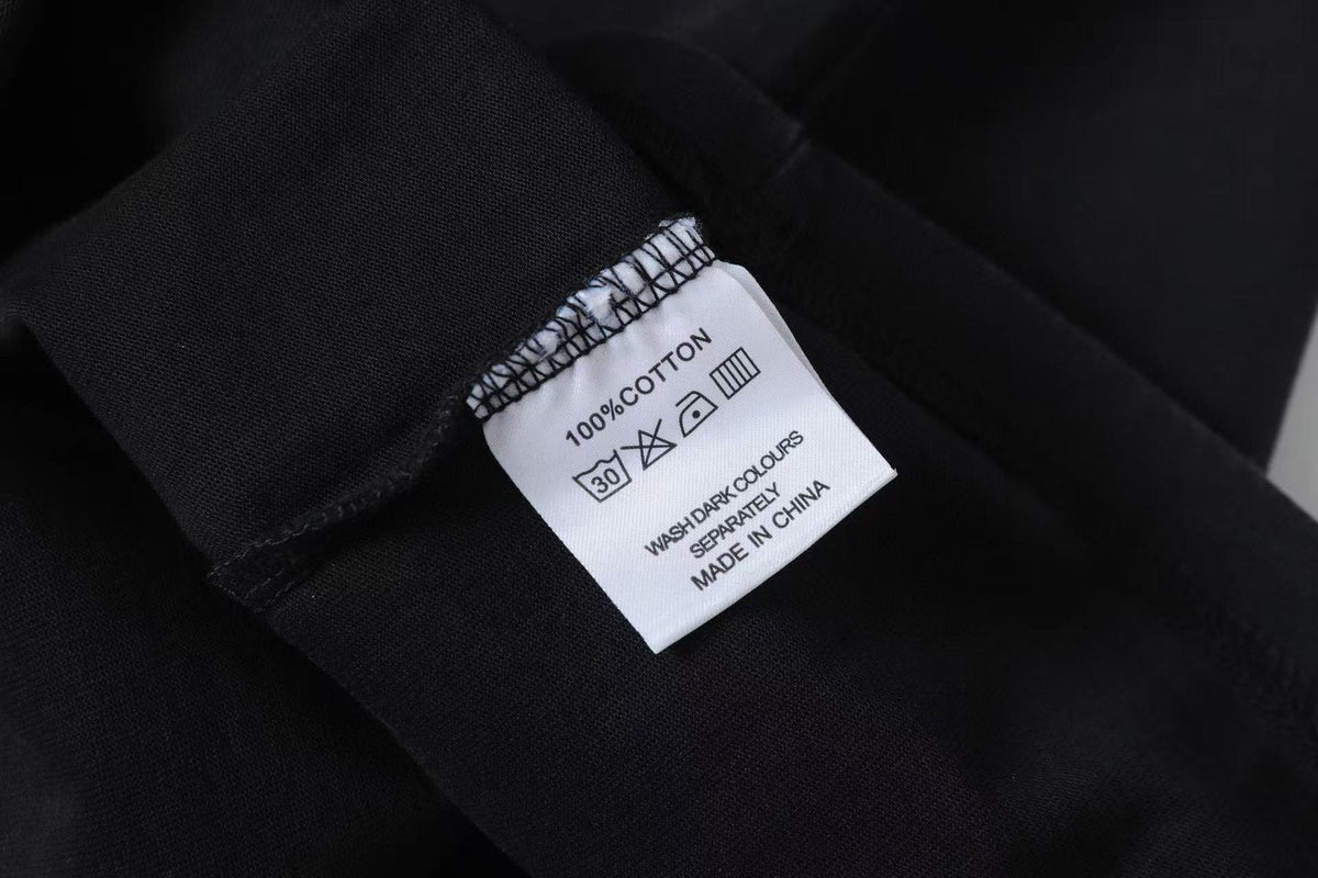 Godspeed Washed Black Rock Graphic T-Shirt ¡ª neck_label