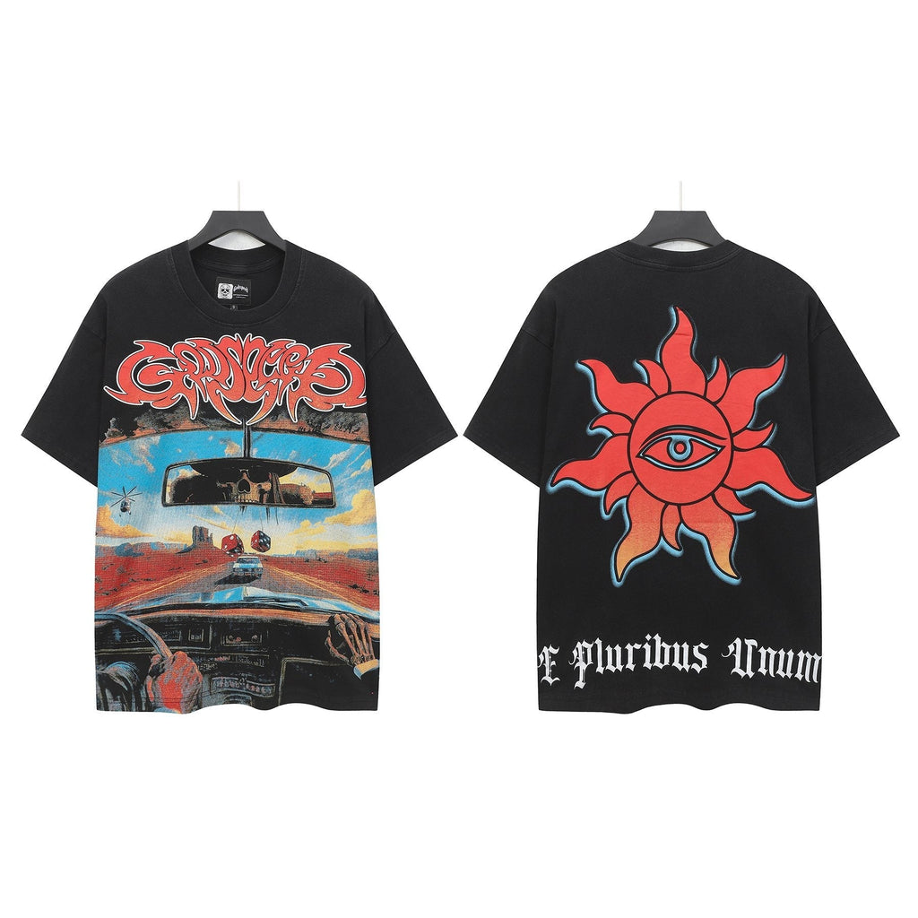 Godspeed Washed Rock Graphic T-Shirt ¡ª front