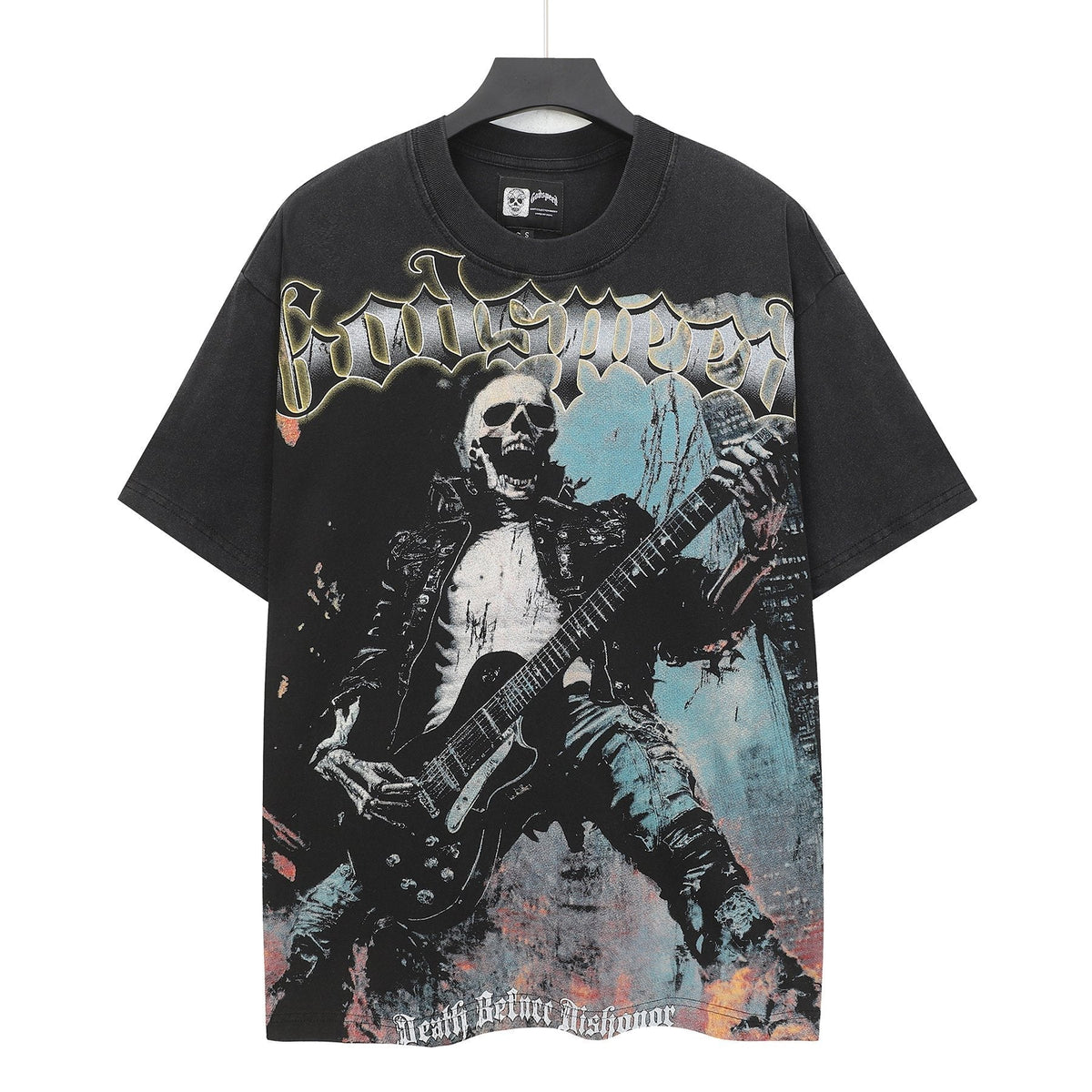 Godspeed Death Before Dishonor Graphic T-Shirt ¡ª front