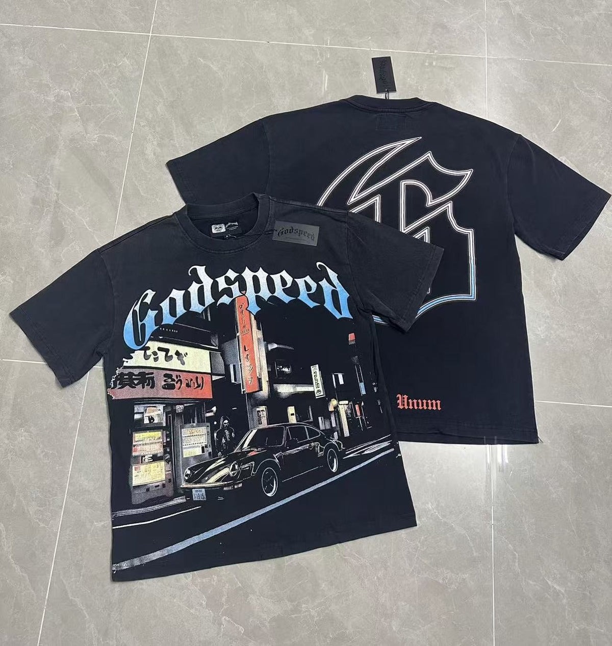 Godspeed City Car Graphic T-Shirt ¡ª context