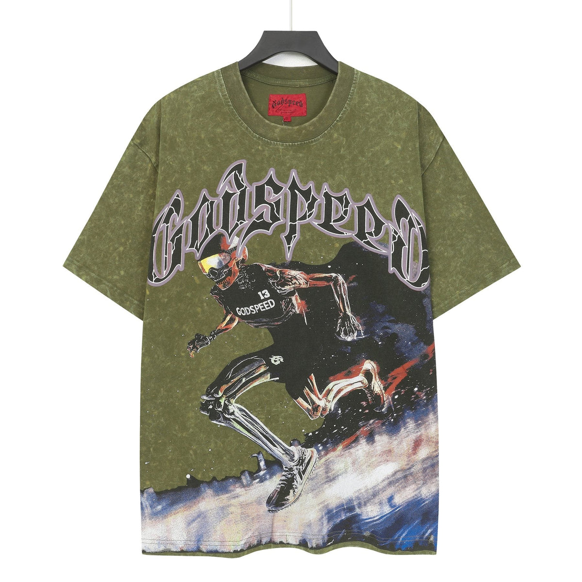 Godspeed Washed Rock Graphic T-Shirt ¡ª front