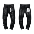 Purple Brand Black Paint Splatter Distressed Jeans ¡ª hero