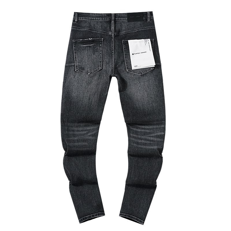 Purple Brand Black Distressed Jeans ¡ª back