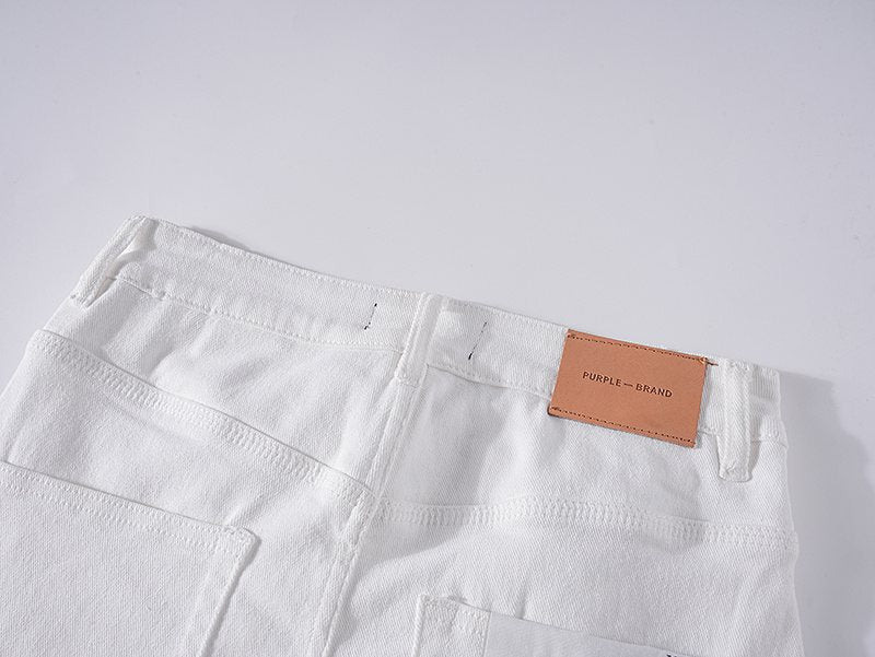 Purple Brand Paint-Splatter Distressed Jeans ¡ª detail