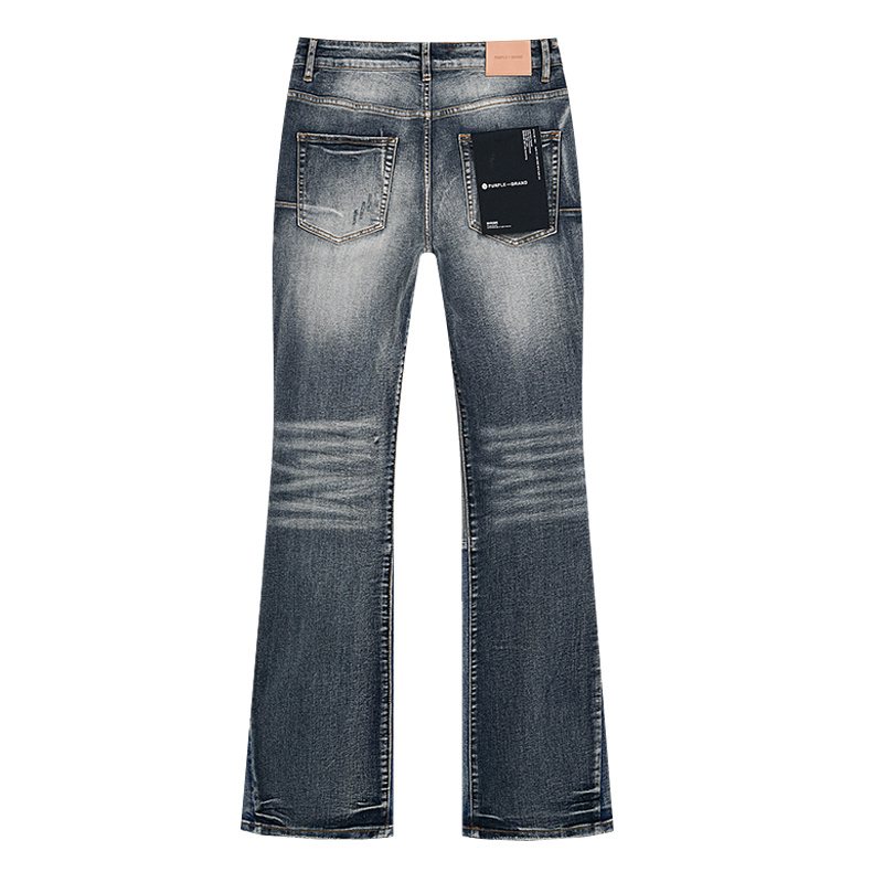 Purple Brand Washed Bootcut Jeans ¡ª back