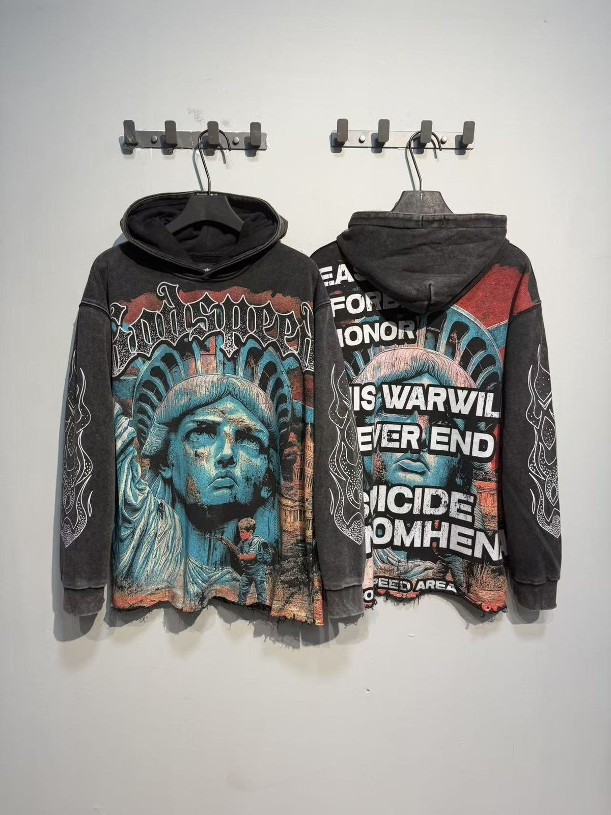 Godspeed Never End War Graphic Hoodie ¡ª context