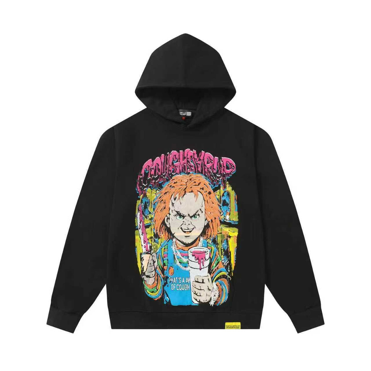 THAT'S A AWFUL LOT OF COUGH SYRUP Star Graphic Hoodie ¡ª front