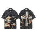 Godspeed Distressed Rhinestone Graphic T-Shirt ¡ª hero