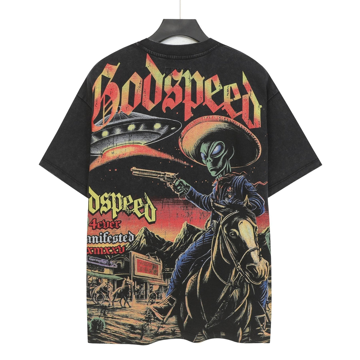 Godspeed Alien Cowboy Graphic T-Shirt ¡ª back