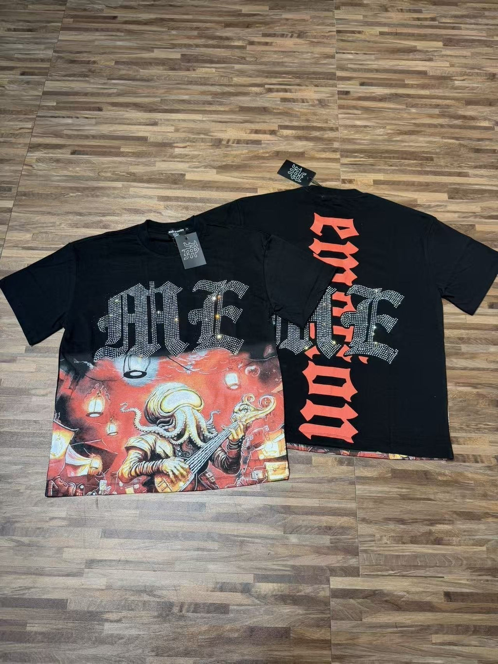 MIXED EMOTION Octopus Graphic Short-Sleeve T-Shirt ¡ª context