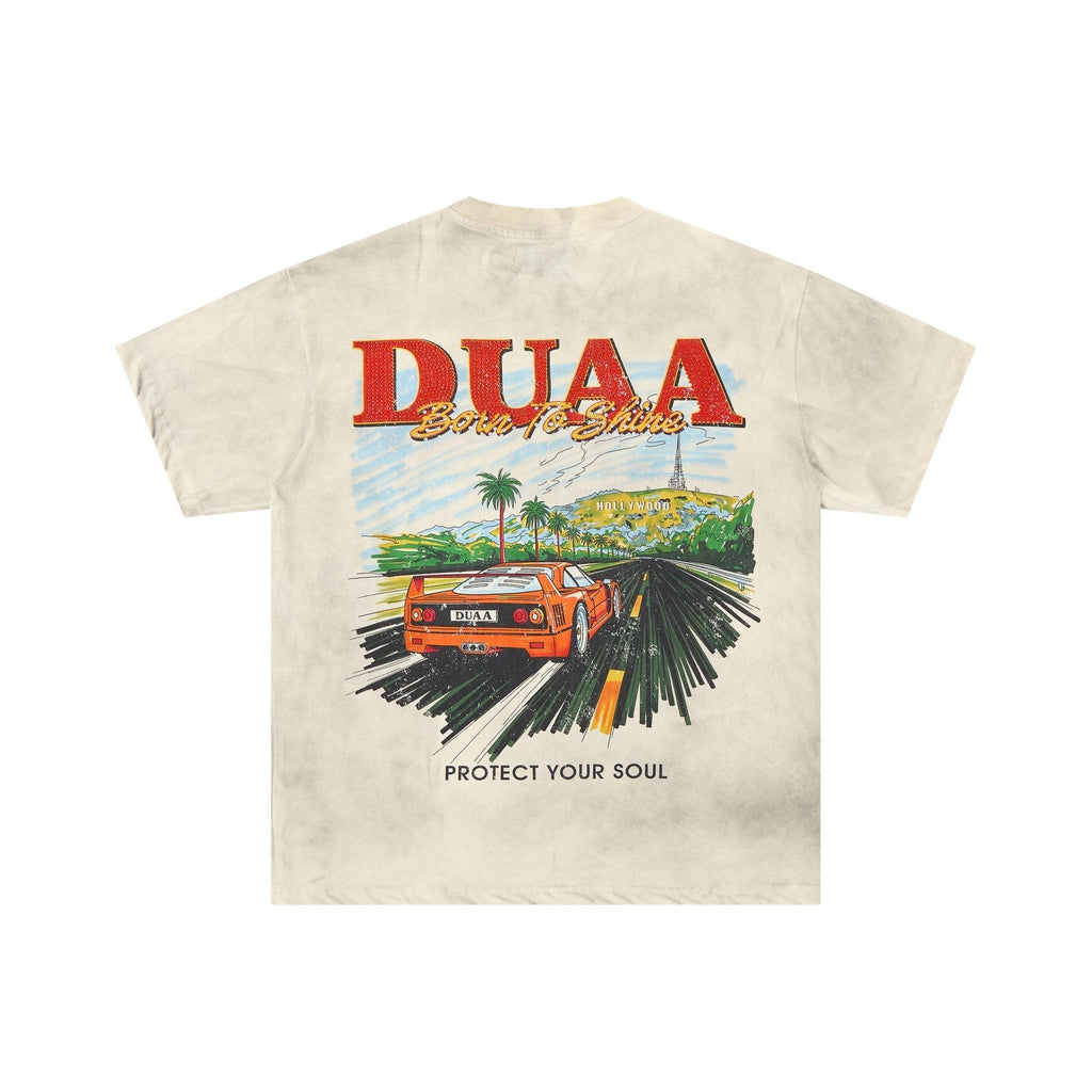 Rough Play DUAA Car Graphic Short-Sleeve T-Shirt ¡ª front