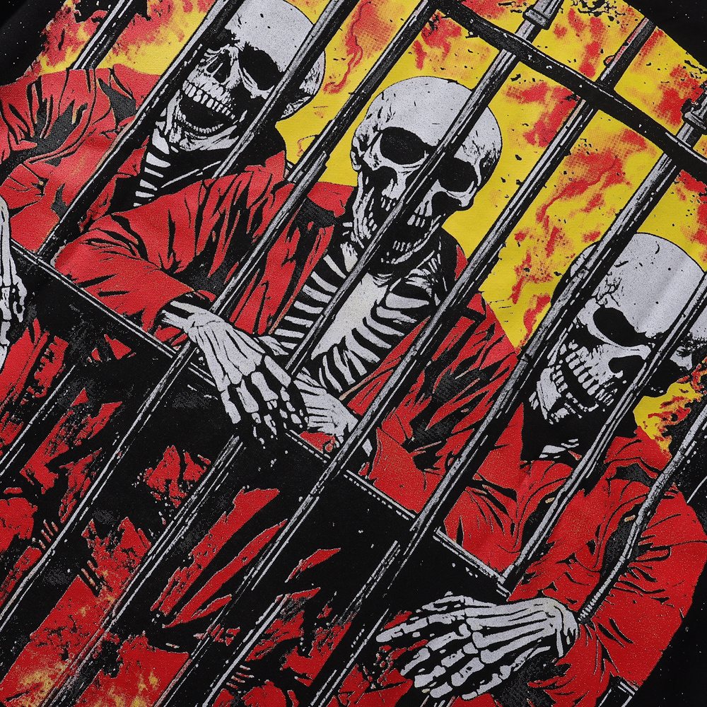 BKYS Revival Get Lost Skeleton Graphic T-Shirt ¡ª detail