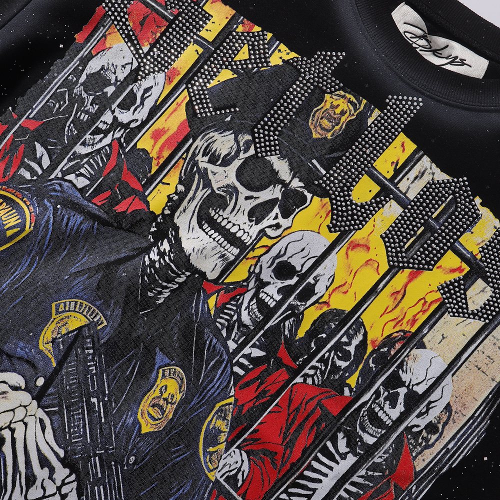 BKYS Revival Get Lost Skeleton Graphic T-Shirt ¡ª detail