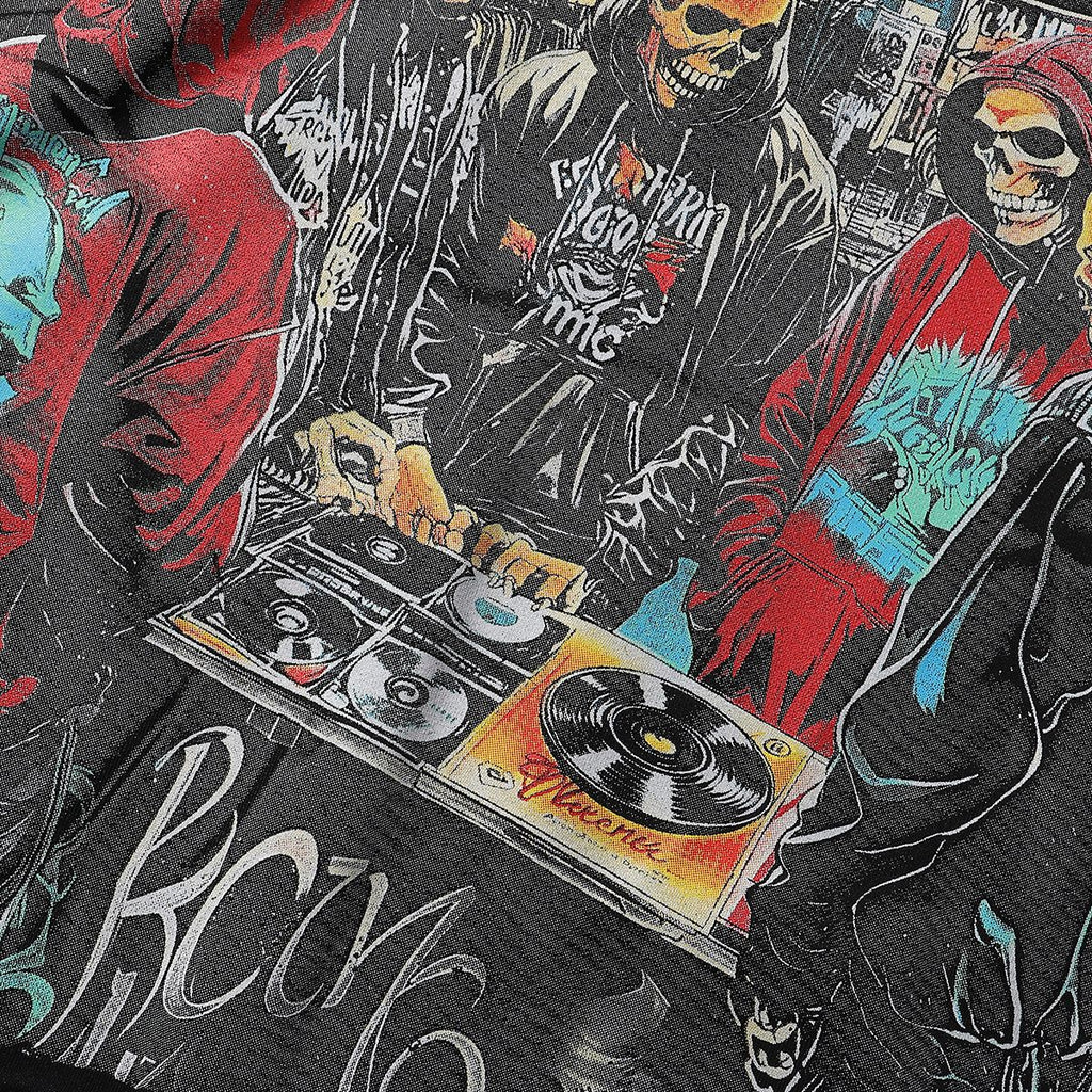 BKYS Revival Skull DJ Tour Graphic T-Shirt ¡ª detail