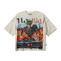 BKYS Revival Rhinestone Skeleton Car Cropped T-Shirt ¡ª hero