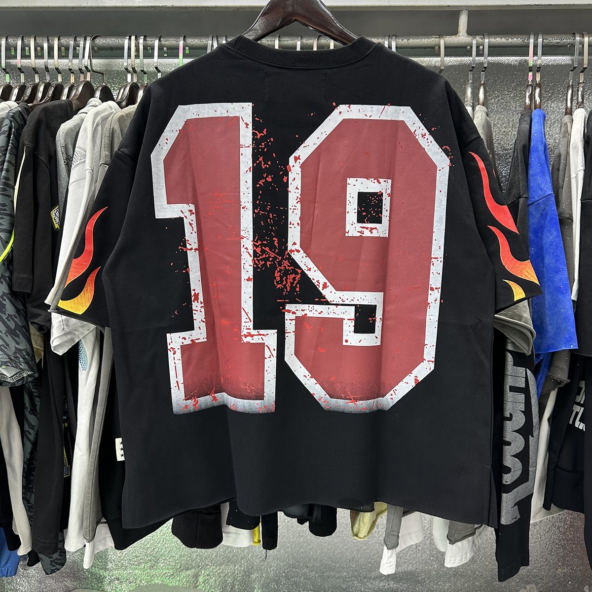 BKYS Revival Racing Skull Graphic Cropped T-Shirt ¡ª context