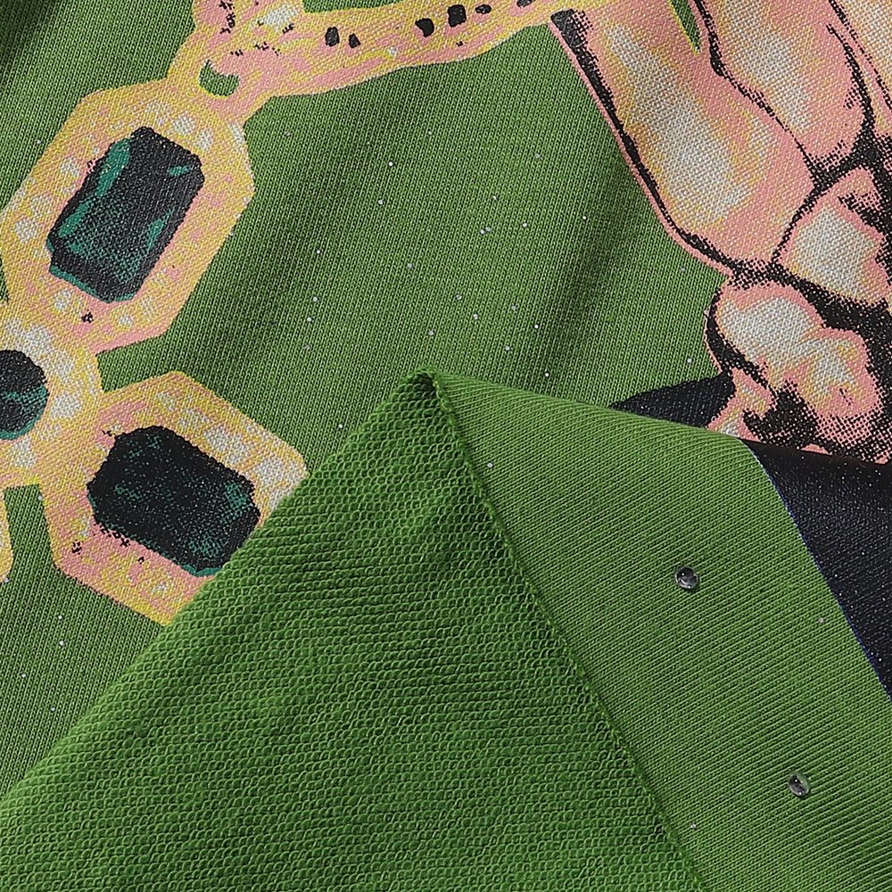 BKYS Revival Rhinestone Graphic Cropped T-Shirt ¡ª detail
