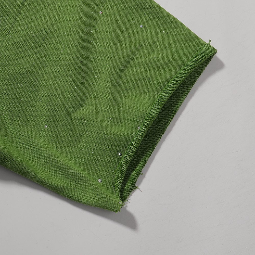 BKYS Revival Rhinestone Graphic Cropped T-Shirt ¡ª detail