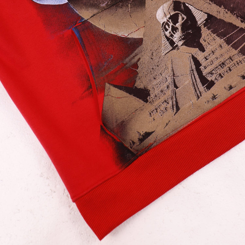 Godspeed Victory Toast Skull Graphic Hoodie ¡ª detail