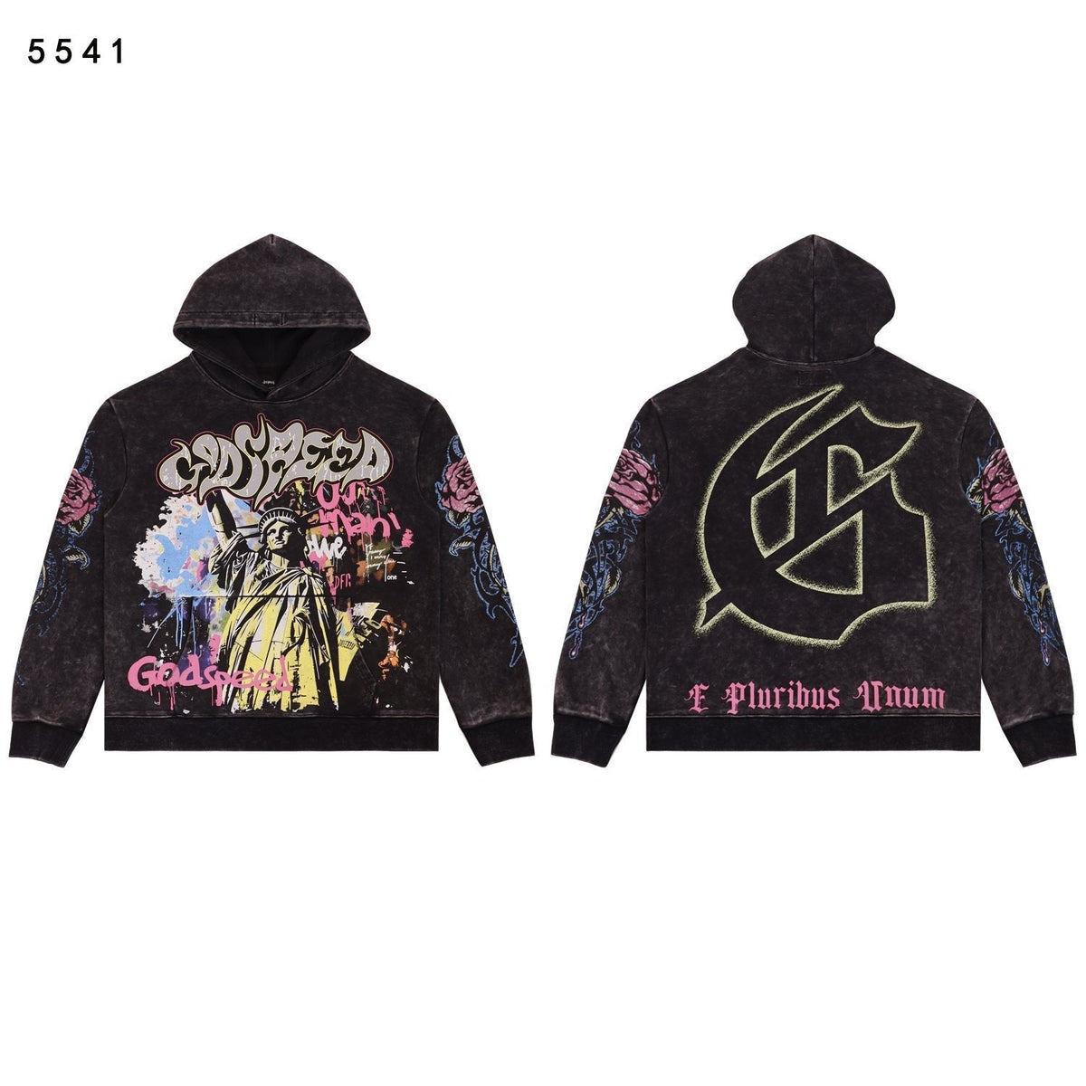 Godspeed E Pluribus Unum Graphic Hoodie ¡ª back