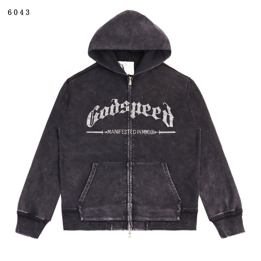 Godspeed E Pluribus Unum Eagle Zip Hoodie ¡ª front