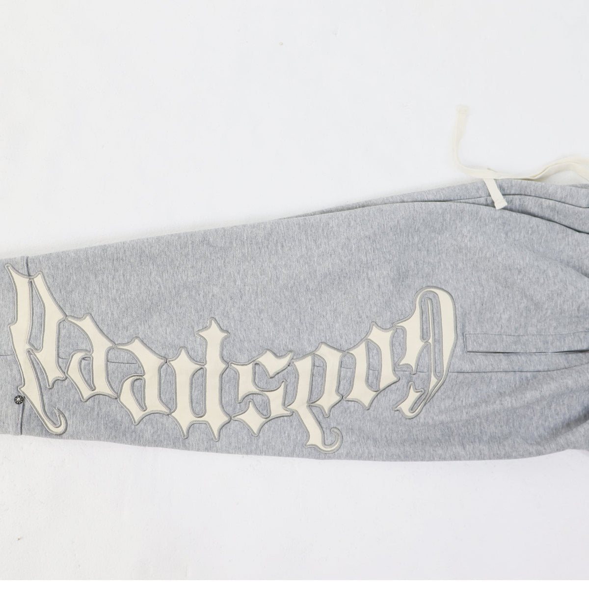 Godspeed White Gothic Zip Hoodie & Jogger Matching Set ¡ª detail