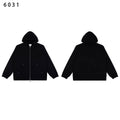 Godspeed Tonal Gothic Zip Hoodie ¡ª front
