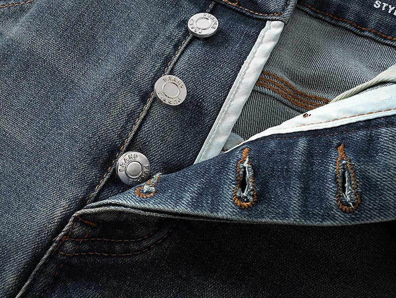 Purple Brand Blue Flared Jeans ¡ª detail