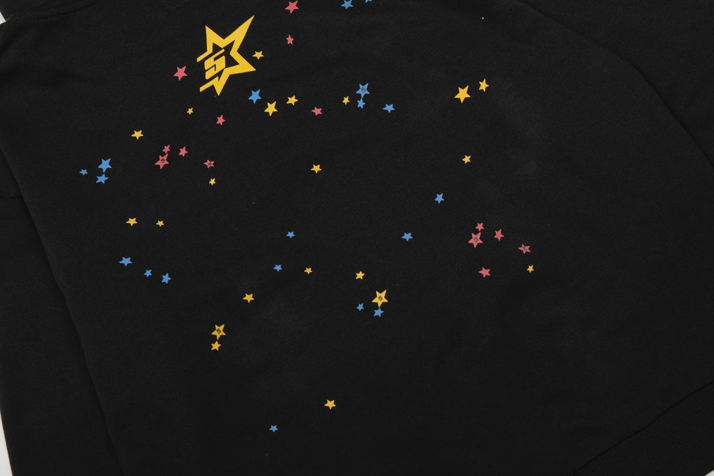 Sp5der Spiderweb Star Graphic Hoodie ¡ª detail