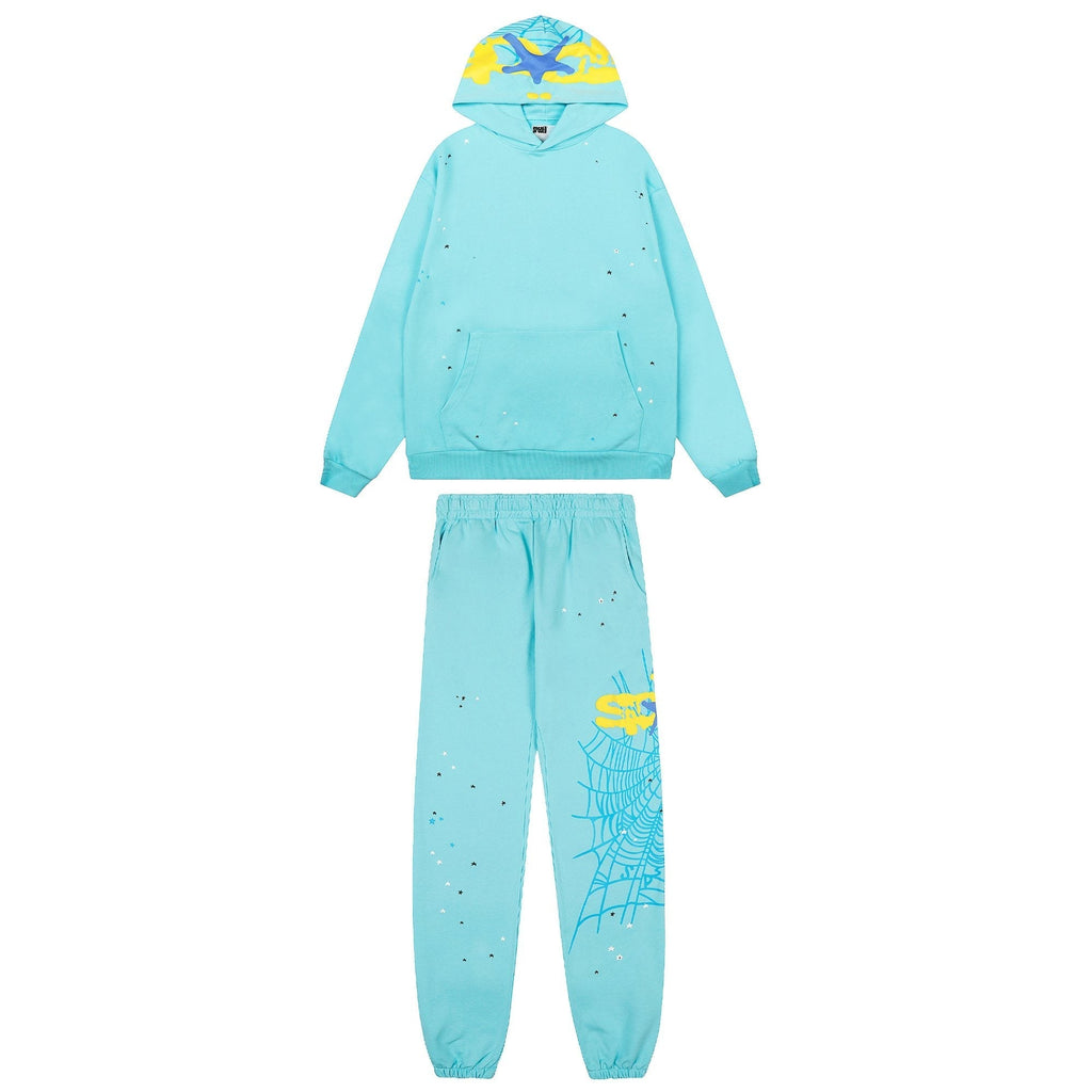 Sp5der Spiderweb Graphic Hoodie & Jogger Matching Set ¡ª hero