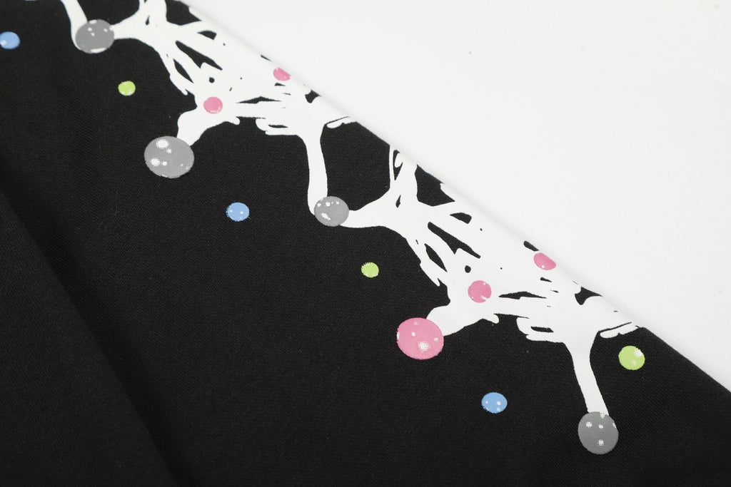 Sp5der Black Splatter Graphic Matching Set ¡ª detail