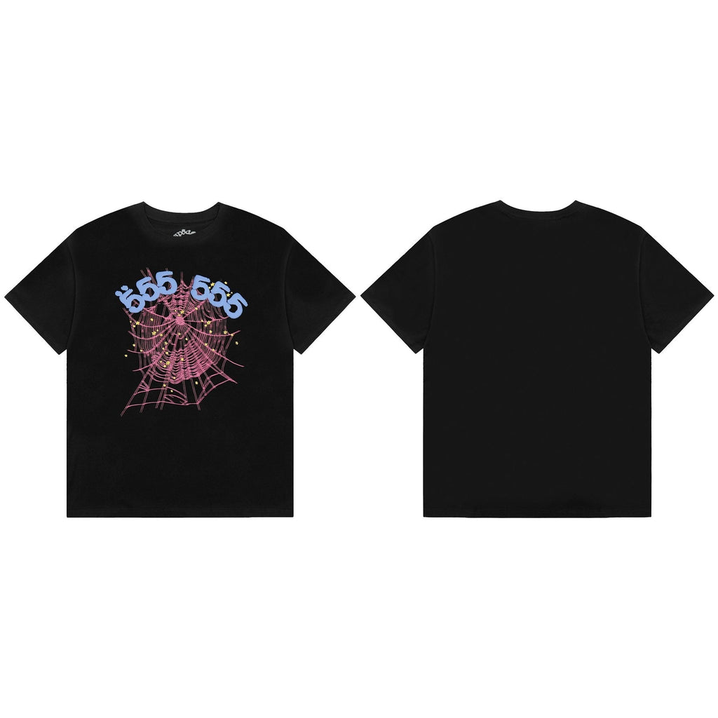 Sp5der 666 Spiderweb Graphic T-Shirt in Black ¡ª comparison