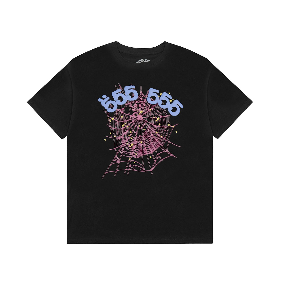 Sp5der 666 Spiderweb Graphic T-Shirt in Black ¡ª hero