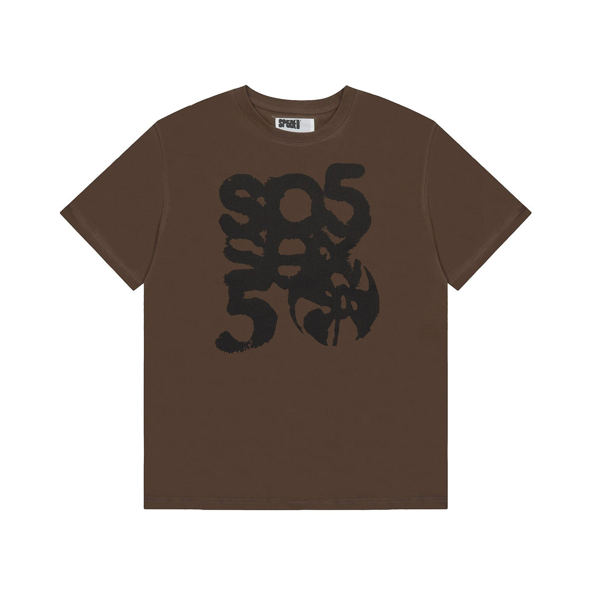 Sp5der Brown Graphic T-Shirt ¡ª hero