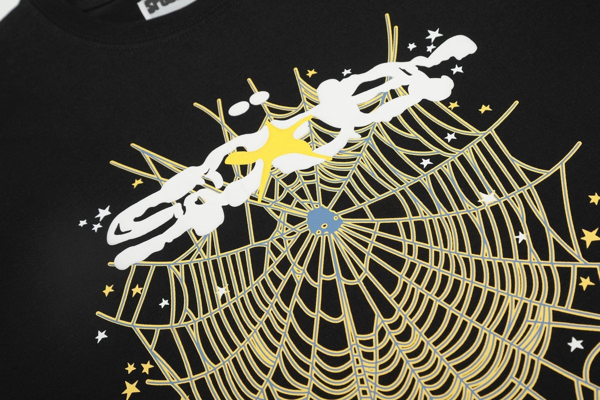 Sp5der Spiderweb Graphic T-Shirt ¡ª detail