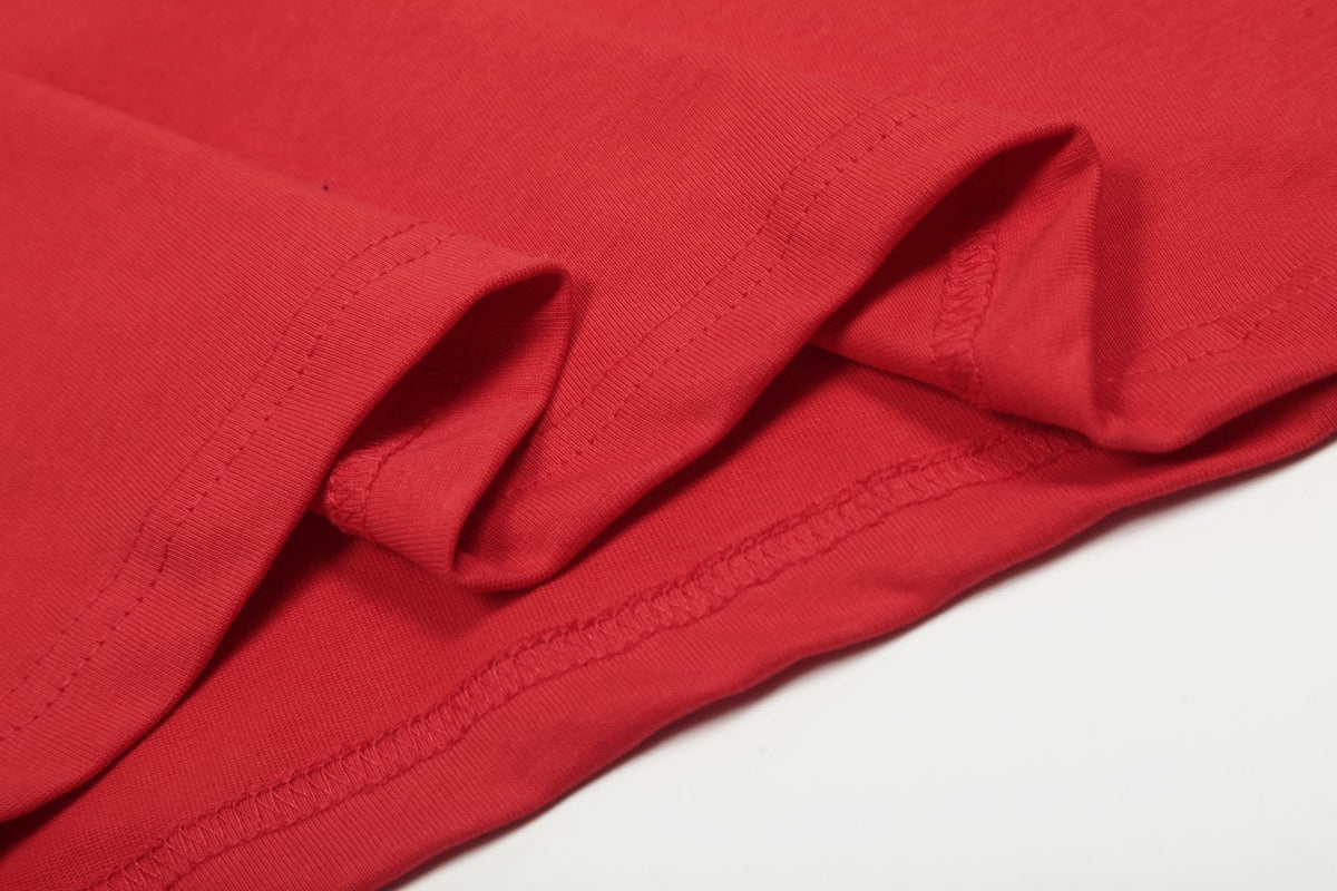 Sp5der Yellow Western Graphic Red T-Shirt ¡ª detail