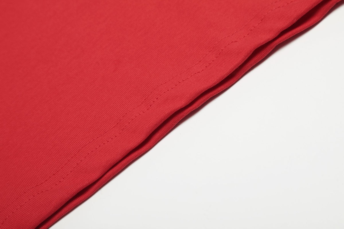 Sp5der Yellow Western Graphic Red T-Shirt ¡ª detail