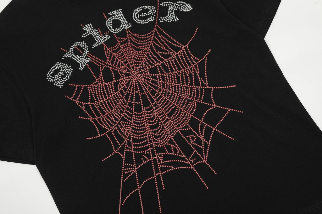 Sp5der Spider Web Graphic T-Shirt ¡ª detail