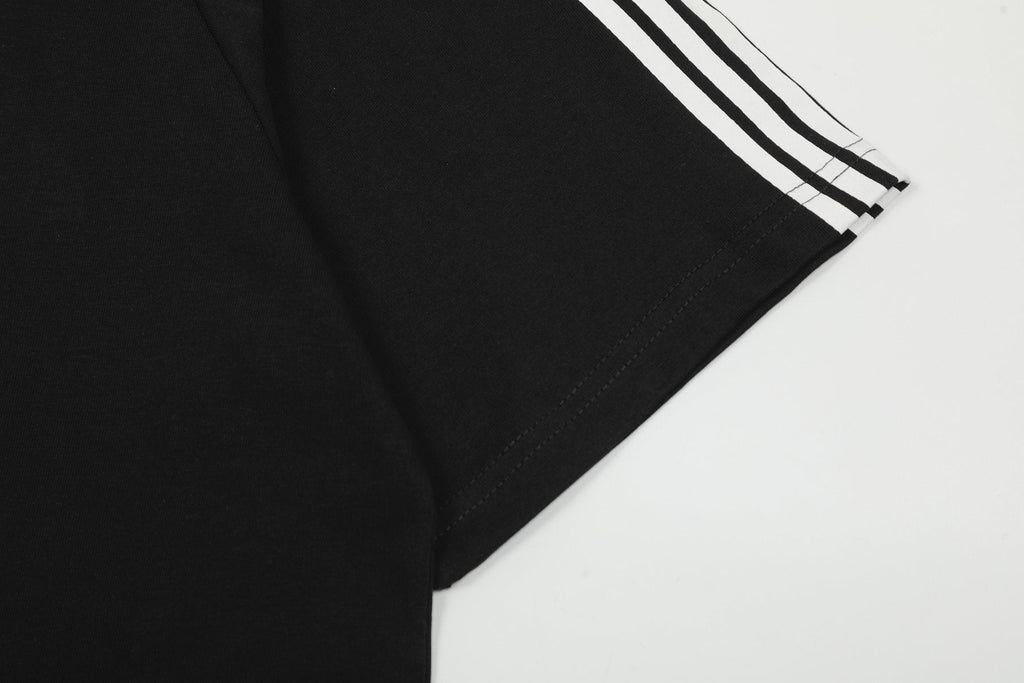 Sp5der Striped Raglan Graphic T-Shirt ¡ª detail