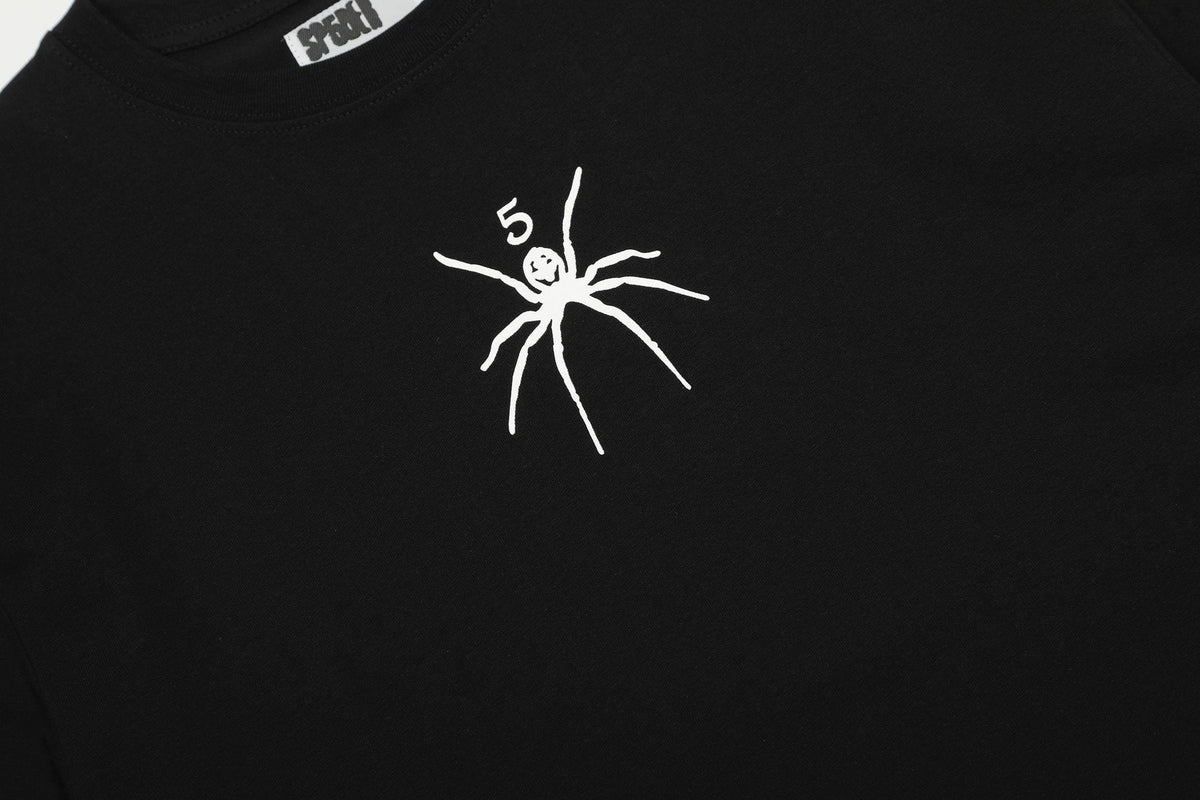 Sp5der Front & Back Graphic T-Shirt ¡ª detail