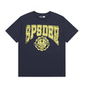 Sp5der Yellow Front Graphic Navy T-Shirt ¡ª hero